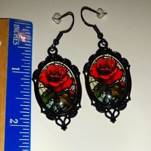 Beautiful Rose Earrings